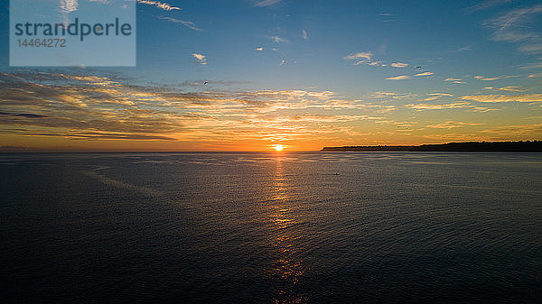 Luftbild von Tor Bay  Paignton  Devon  England  Vereinigtes Königreich