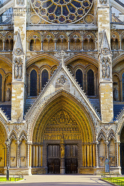 Westminster Abbey in London  England