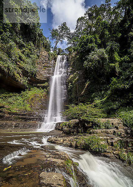 Juan Curi-Wasserfall bei San Gil  Departement Santander  Kolumbien  Südamerika