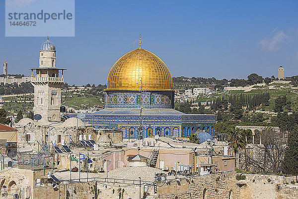 Felsendom  Altstadt  UNESCO-Weltkulturerbe  Jerusalem  Israel  Naher Osten