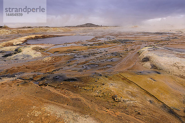 Geothermisches Gebiet Namafjall in Island