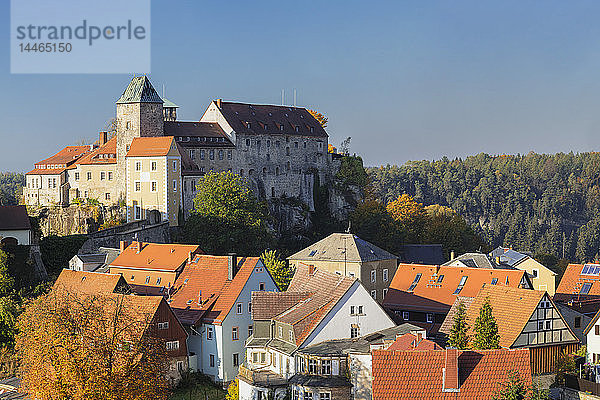 Schloss Hohnstein in Sachsen  Deutschland