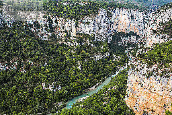 Verdon-Schlucht (Grand Canyon du Verdon)  Alpes de Haute Provence  Südfrankreich  Frankreich