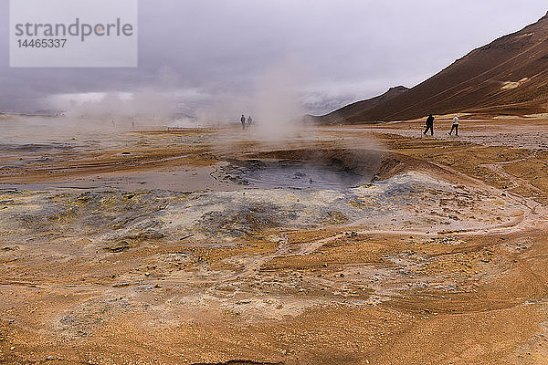 Geothermisches Gebiet Namafjall in Island