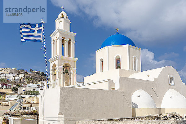 Kirche Agia Throdosia in Akrotiri  Santorin  Griechenland