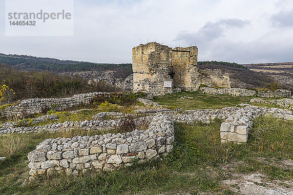 Die Festung von Cherven  Rousse  Bulgarien  Europa