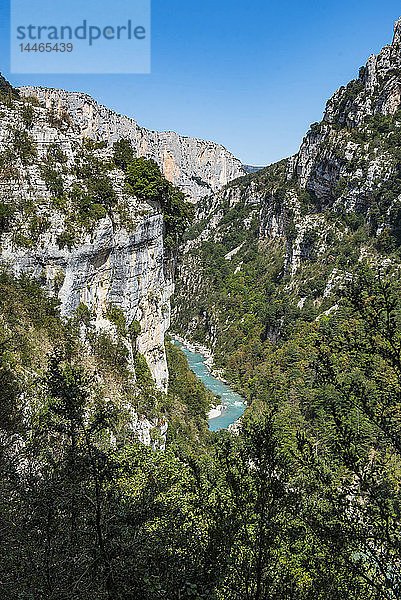 Verdon-Schlucht (Grand Canyon du Verdon)  Alpes de Haute Provence  Südfrankreich