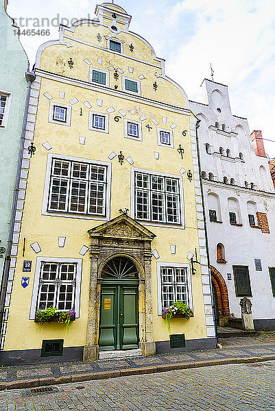 Drei Brüder  Altstadt  UNESCO-Weltkulturerbe  Riga  Lettland