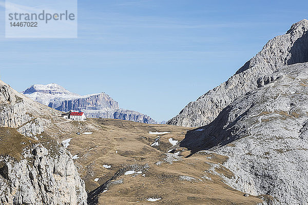 Italien  Südtirol  Dolomiten  Berghütte Tierser Alpl