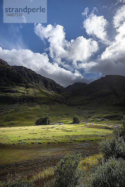 Großbritannien  Schottland  Schottische Highlands  Glen Coe  Lichtstimmung