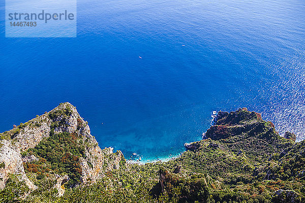 Italien  Kampanien  Capri  Anacapri  Blick vom Monte Solaro