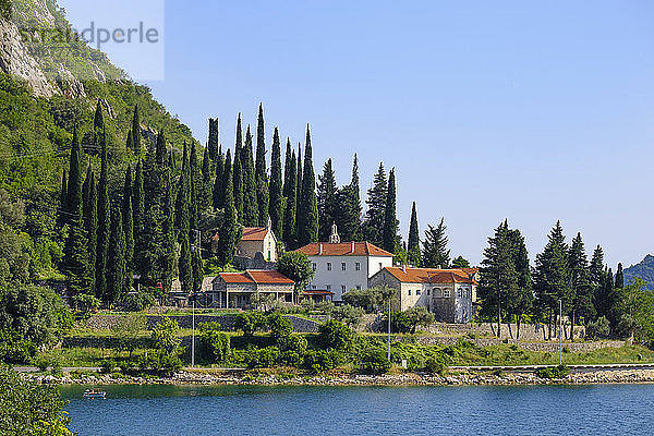 Montenegro  Bucht von Kotor  Risan  Kloster Banja