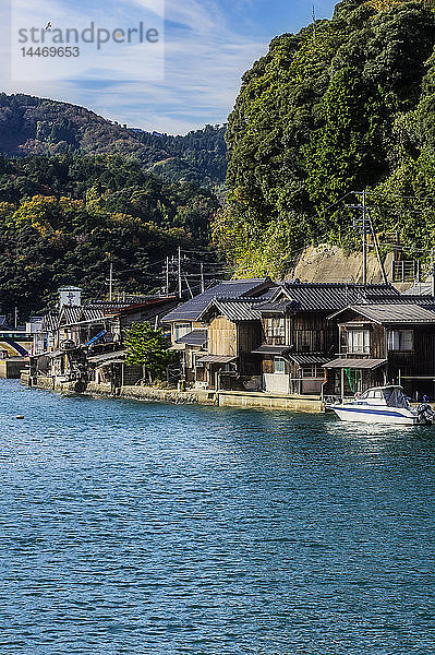 Japan  Präfektur Kyoto  Fischerdorf Ine  Stadtbild
