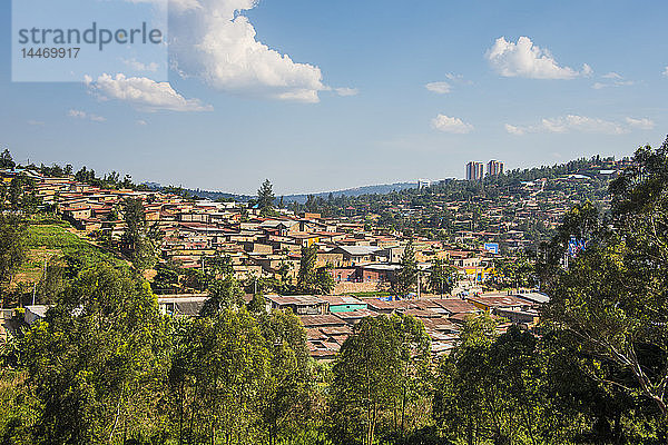 Ruanda  Blick nach Kigali