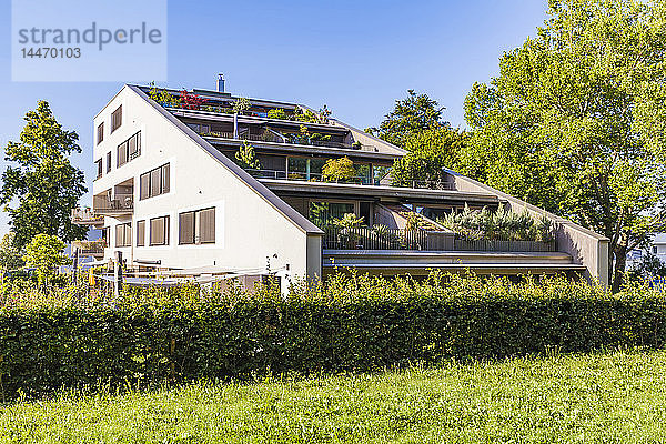 Deutschland  Ludwigsburg  Mehrfamilien-Reihenhaus