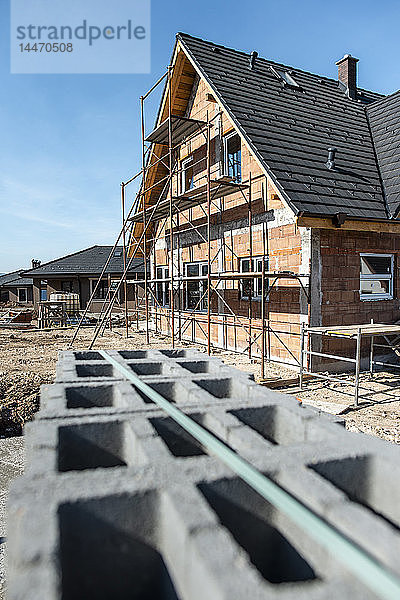 Bulgarien  Plovdiv  Einfamilienhaus im Bau