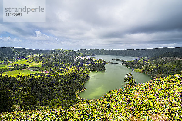 Portugal  Azoren  Sao Miguel  Lagoa das Sete Cidades