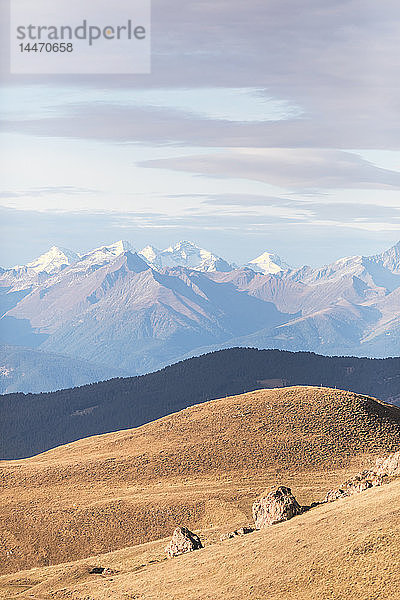 Italien  Südtirol  Dolomiten  Seiser Alm im Herbst