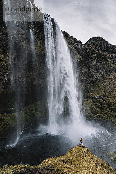 Island  Seljalandsfoss-Wasserfall