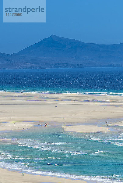 Spanien  Kanarische Inseln  Fuerteventura  Lagune am Strand von Risco