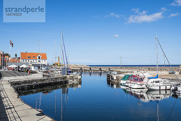 Dänemark  Bornholm  Hafen von Allinge-Sandvig Sogn
