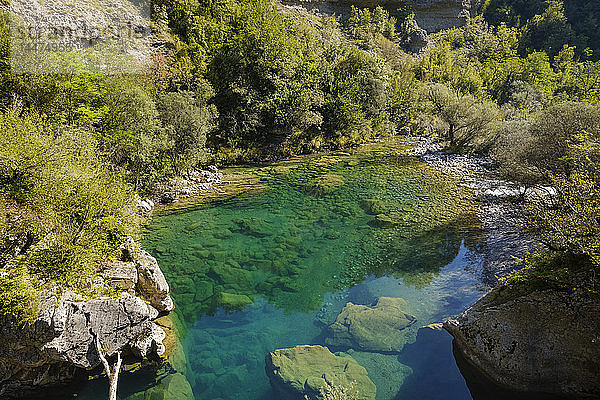 Montenegro  in der Nähe von Kolasin  Mrtvica-Schlucht  Mrtvica-Fluss