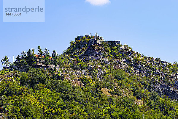 Montenegro  Podgorica  Festung Medun