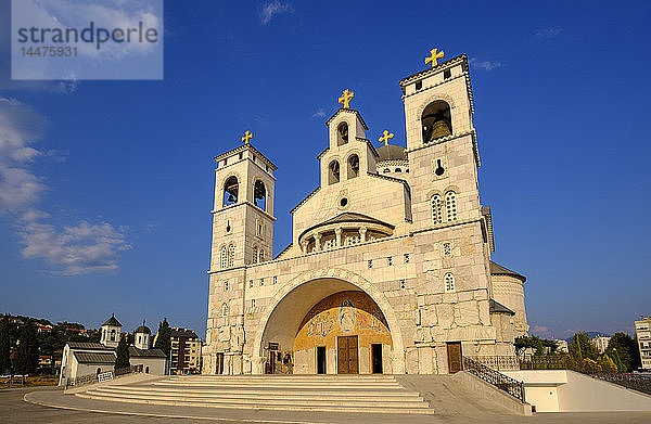 Montenegro  Podgorica  Serbisch-Orthodoxe Kirche  Saborni Hram Hristovog Vaskrsenja