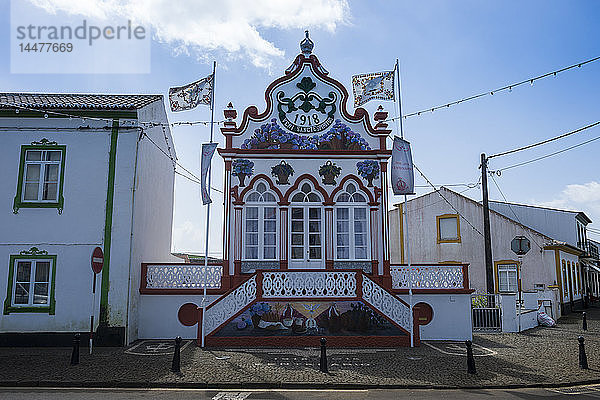 Portugal  Azoren  Insel Terceira  Vila Sao Sebastiao  Imperio do Espirito Santo de Sao Sebastiao