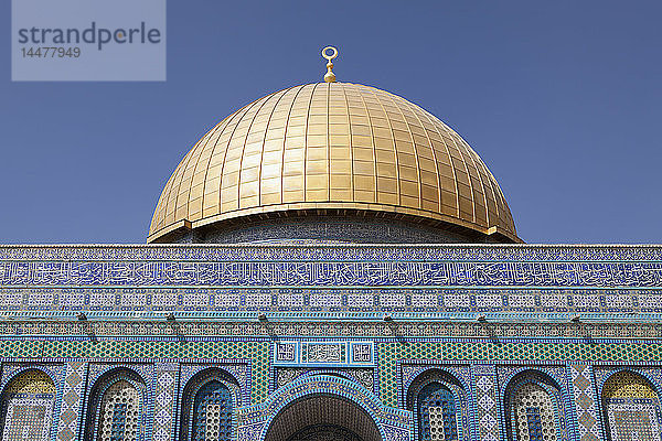 Israel  Jerusalem  Felsendom  goldene Kuppel
