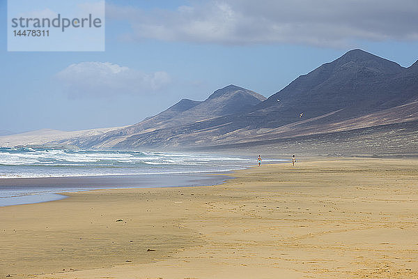 Spanien  Kanarische Inseln  Fuerteventura  abgelegener Strand von Cofete