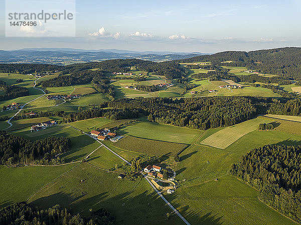 Deutschland  Bayern  Passau  Luftaufnahme der Region Passau