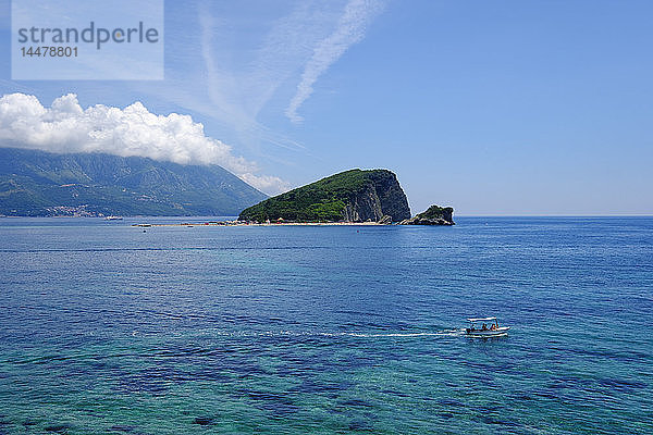 Montenegro  Adriaküste  bei Budva  Insel Sveti Nikola