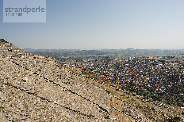 Türkei  Bergama  Akropolis  Amphitheater