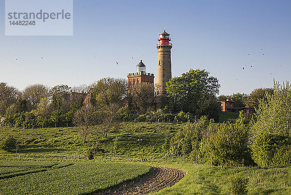 Deutschland  Rügen  Kap Arkona  Kap-Arkona-Leuchtturm und Schinkelturm