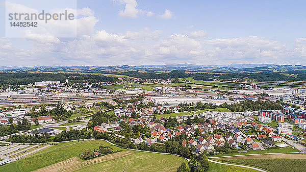 Österreich  Niederösterreich  Luftbild von Amstetten