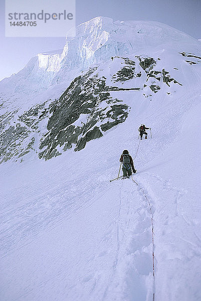 Bergsteiger auf dem Mt. Barille Alaska Range