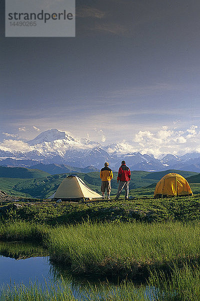 Wanderer @ Camp View Mt McKinley Denali SP SC AK Sommer