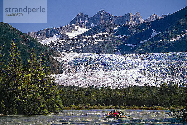 Rafting auf dem Mendenhall River Mendenhall Gletscher & Türme