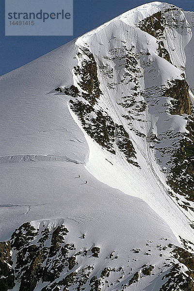 Bergsteiger in den Wrangell St Elias Mts AK