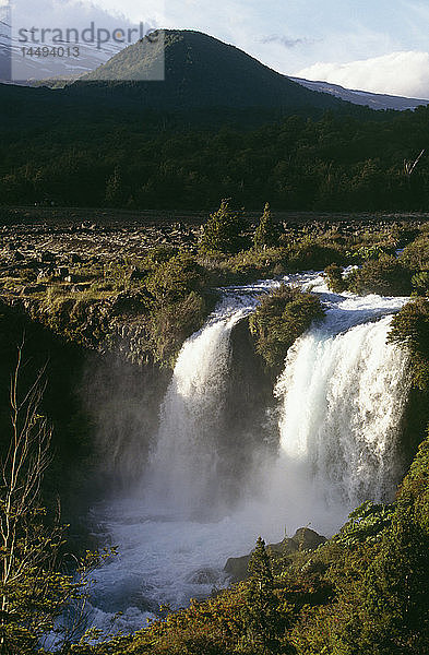 Blick auf den Wasserfall