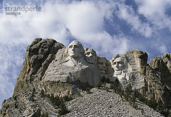 Blick auf den Mount Rushmore