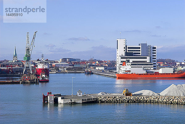 Ein Hafen  Dänemark.