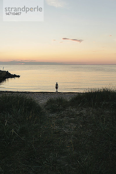 Sonnenuntergang auf See