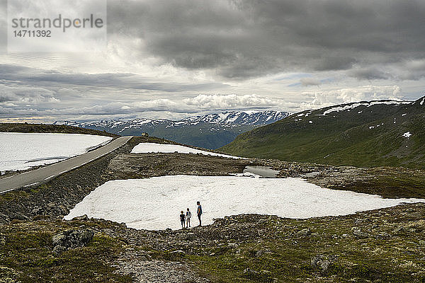 Wanderer in den Bergen