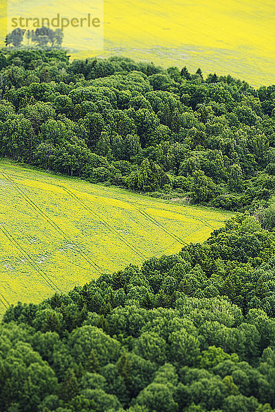 Ländliche Landschaft  Luftaufnahme