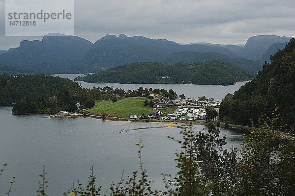 Blick auf die Küste