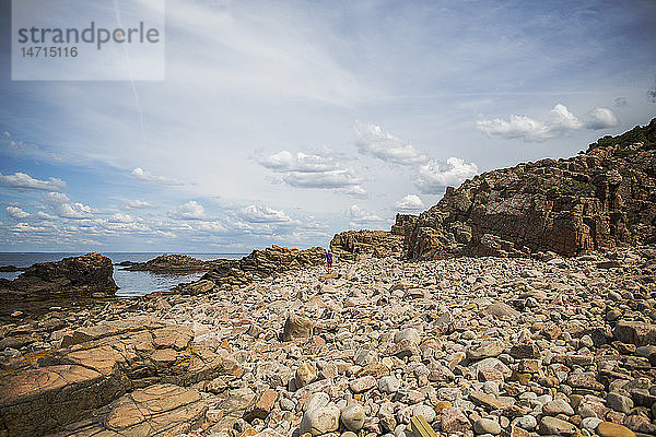 Felsenstrand  Hovs Hallar  Bjarehalvon  Skane  Schweden