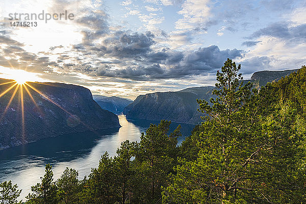 Blick auf die Fjorde