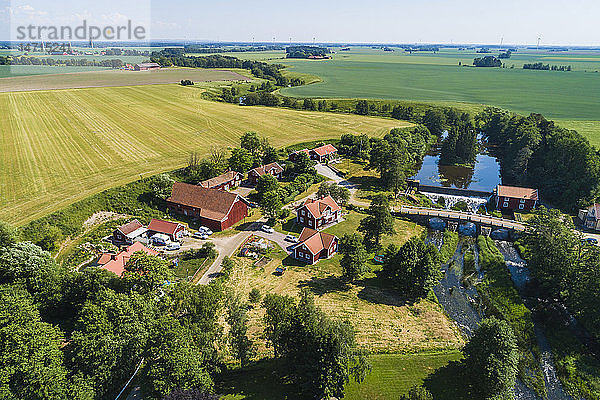 Blick auf das Dorf